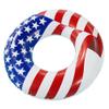 Swimline 36" Inflatable American Flag Swimming Pool & Lake Tube Float (16 Pack) view 2