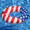 Swimline 36" Inflatable American Flag Swimming Pool & Lake Tube Float (16 Pack) view 3