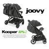 Joovy Kooper RS2 Lightweight Travel Double Stroller Featuring Dual Snack Trays, One-Handed Fold, Multi-Position Reclining Seats, Adjustable Leg Rests, and 2 Zippered Pockets for Storage view 3