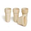 4 Tiny Unfinished Wood Faux Pots for Flowers - 1.2 Inch view 1