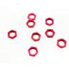 8X Alloy 17mm Wheel Nut for Arrma 6S Notorious Kraton Outcast Typhon Senton Talion Mojave Infraction Limitless Felony Upgrade Parts (Red) view 3