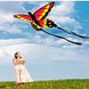 1.5M Butterfly Kite with 100M Flying Line and Spool, Easy Grip Handle, Easy to Assemble and Fly for Kids Beginner Kites LSDRALOBBEB 0401(Color:B,Size:) view 4