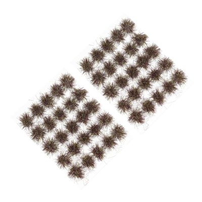 GANAZONO Miniature Grass Cluster Faux Cluster Decor for Sand Table and Landscape Material for Model Train Railway and