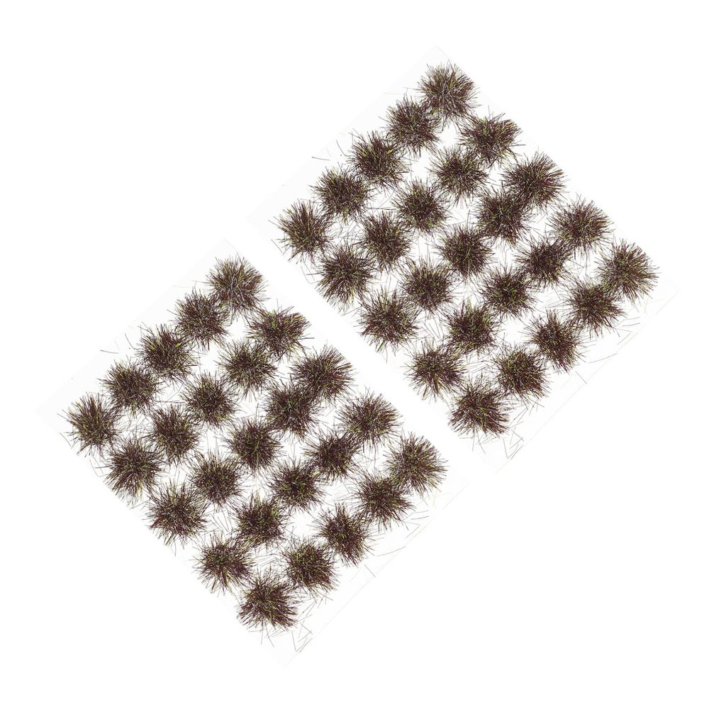 GANAZONO Miniature Grass Cluster Faux Cluster Decor for Sand Table and Landscape Material for Model Train Railway and