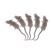Generic 5pcs Mouse Toy Terror Mouse Figurines Rats Mouse Action Model Lifelike Mouse Toy Halloween Joke Prank Gift for Boys Girls Kids Toddlers, 10x1.5cm view 1