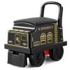 JOYLDIAS Train Carriage for Ride On Train with Songs, Stories, Storage and Handle, Black view 1