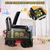 JOYLDIAS Train Carriage for Ride On Train with Songs, Stories, Storage and Handle, Black view 4