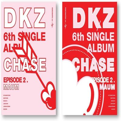 DKZ - Chase Episode 2. MAUM [Random ver.] (6th Single) Random Album+Pre Order Limited Benefits+CultureKorean Gift(Decorative Stickers,Photocards,Top Loader Stcikers)