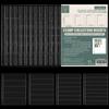 Stamp Collection Inserts - Collector Stamp Album 12 Sheets with 4 Mixed Sizes Single Side for Stamp Collection Binder Kit IS02MX112 view 1