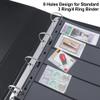 Stamp Collection Inserts - Collector Stamp Album 12 Sheets with 4 Mixed Sizes Single Side for Stamp Collection Binder Kit IS02MX112 view 4