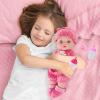 DONTNO 12 Inch Baby Doll with Clothes and Accessories, Reborn Alive Baby Doll Feeding and Caring Set with Baby Bottles Diaper Nipple for Little Girls Pretend Play Set view 4