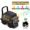 JOYLDIAS Train Carriage for Ride On Train with Songs, Stories, Storage and Handle, Black view 3