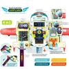 Dwi Dowellin Airplane Car Toy,Steering Wheel Toys for 3 4 5 6 Year Old Boys&Girls with Sound and Light,Toddler Educational Plane Driving Toy Gift for Kids Aged 3+, Blue view 3