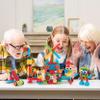 PicassoTiles 116pc Hedgehog Building Blocks Construction Toy Set with Interlocking Tiles Idea Book 4 Action Figure Characters and Decorative Eyes STEM Educational Playset for Kids Ages 3 Plus PTB116 view 2