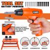 TOY Life Kids Tool Set for Boy Ages 4-6 with Belt, Toddler Tool Set with Drill, Kids Construction Toys, Learning Kit for Home DIY and Woodworking view 2