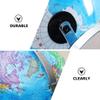 Mipcase Tabletop World Globe Desktop World Globe Light Up Illuminated Educational Terrestrial with Stand for Adults Office Decoration Desktop Political view 3