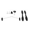 Alomejor RC Landing Gear Set, Durable Metal Design, RC Plane Landing Gear, F949S Fixed Wing Aircraft Landing Gear, for Indoor Outdoor Flight and Compe view 1