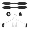 Alomejor RC Landing Gear Set, Durable Metal Design, RC Plane Landing Gear, F949S Fixed Wing Aircraft Landing Gear, for Indoor Outdoor Flight and Compe view 2