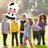 3 Pcs Cow Piata Farm Birthday Party Favors Decorations Supplies Include Large Piata, Stick, Paper Blindfolds for Barnyard Theme Country Outdoor Party Games(Cow) view 2