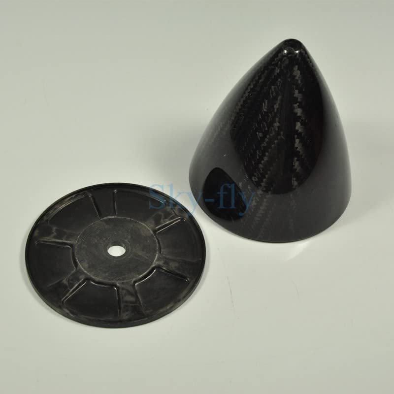 Replacement Part For 1pcs 100% Carbon Fiber Spinner Not Cutouts Hole 1.75" 2" 2.25" 2.5" 2.75" 3.75" 4" 5" For Airplane Model - (Color: 44mm)