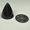 Replacement Part For 1pcs 100% Carbon Fiber Spinner Not Cutouts Hole 1.75" 2" 2.25" 2.5" 2.75" 3.75" 4" 5" For Airplane Model - (Color: 44mm) view 2