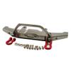 Replacement Part For Durable Metal Front Bumper For WPL C14 C24 1/16 RC Semi-truck Pickup Truck, RC Truck Bumper - (Color: Red) view 3