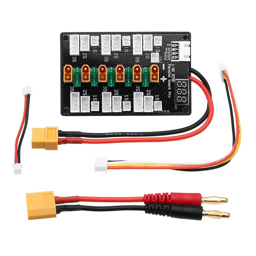 Replacement Part For XT30 Plug 1S-3S Lipo Battery Upgrade Version Parallel Charging Board For IMAX B6 Balance Charger