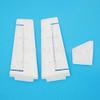 Replacement Part For XK A110 Tail Set MQ9 CONTROL XK A110 RC Airplane Spare Parts Left Tail Horizontal+Right Tail Horizontal+Tail Ertical view 1