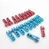 Replacement Part For 10PCS Metal Servo Arm Linkage Tie Rod End Clevis Steering Rudder Joint Coupler For RC Boat Airplane Equipment Box - (Color: 10PCS Blue) view 2