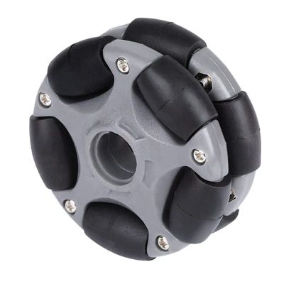 Replacement Part For 58Mm Plastic Omni Wheel For Kit And Servo Motor 14135 - (Color: Black)