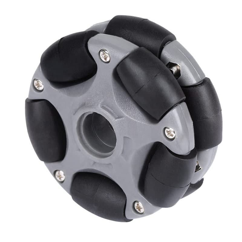 Replacement Part For 58Mm Plastic Omni Wheel For Kit And Servo Motor 14135 - (Color: Black)