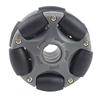 Replacement Part For 58Mm Plastic Omni Wheel For Kit And Servo Motor 14135 - (Color: Black) view 2