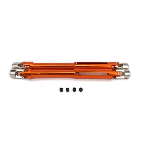 Replacement Part For 2pcs Alloy Aluminum Driven 106-138mm For Rc :10 94180 Rock Crawler Upgraded Hop-Up Parts - (Color: Orange)