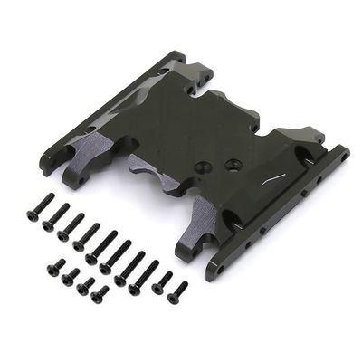 Replacement Part For Metal Gearbox Transmission Base Gearbox Mounting Bracket Holder For SCX10 II 90046 AXI90075 1/10 RC Climbing Car Parts - (Color: Black)