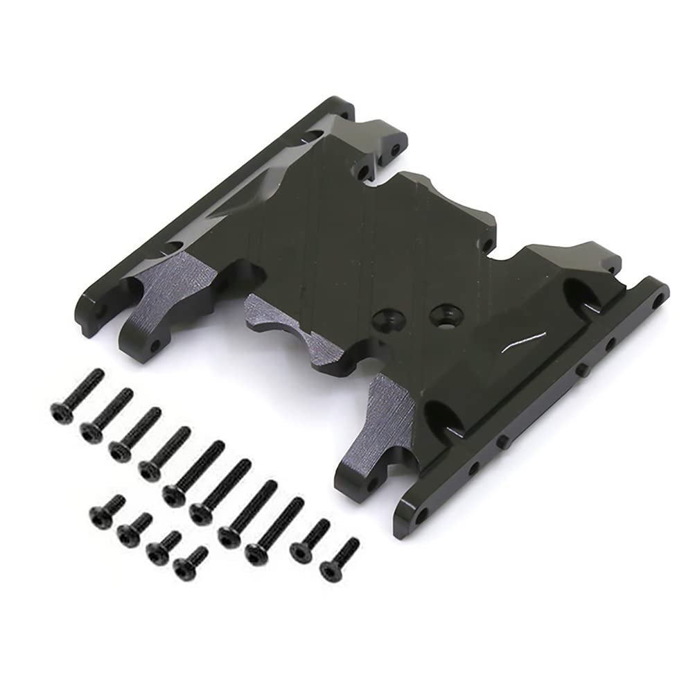 Replacement Part For Metal Gearbox Transmission Base Gearbox Mounting Bracket Holder For SCX10 II 90046 AXI90075 1/10 RC Climbing Car Parts - (Color: Black)