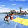 90INCH x 3 FT Floating Water Mat Foam Pad Lake Floats Lily Pad, 3-Layer XPE Water Pad with Storage Straps for Adults Outdoor Water Activities view 1