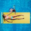 90INCH x 3 FT Floating Water Mat Foam Pad Lake Floats Lily Pad, 3-Layer XPE Water Pad with Storage Straps for Adults Outdoor Water Activities view 4