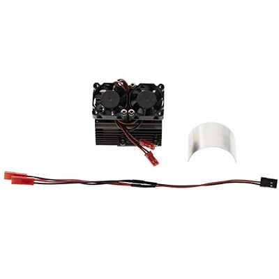 Replacement Part For RC Car 40-4m Motor Radiator Cooling Fan Heat Sink Fan For SUMMIT E-REVO 1/10 RC Car Parts - (Color: Titaninum)