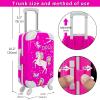 ZQDOLL American 18 Inch Doll Clothes and Accessories Travel Luggage Play Set Including 18 Inch Doll Clothes Travel Suitcase Travel Pillow and Eye Mask(Dolls & Shoes Not Included) view 3