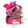 ZQDOLL American 18 Inch Doll Clothes and Accessories Travel Luggage Play Set Including 18 Inch Doll Clothes Travel Suitcase Travel Pillow and Eye Mask(Dolls & Shoes Not Included) view 4