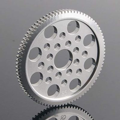 Replacement Part For RC 7075-85T / 80T Silver Spur Gear For 1/10 Sakura D3 CS Drift Racing Car - (Color: 7075-80T)