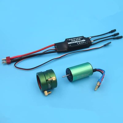 Replacement Part For RC Boat Power Kit 2S-3S Water Cooled Two-way 40A ESC 2440 Motor Water-cooled Sleeve - (Color: Set)