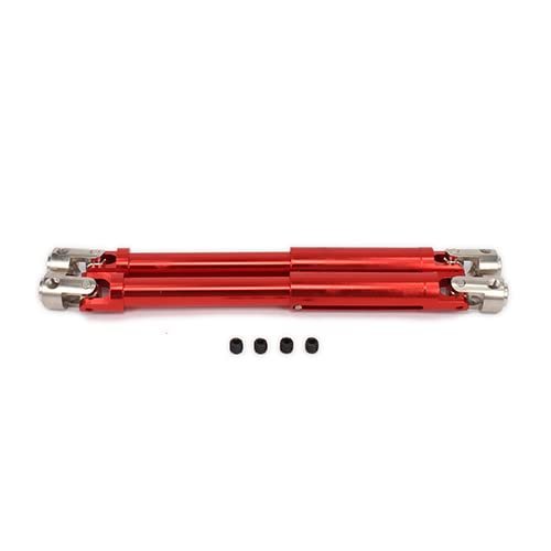 Replacement Part For 2pcs Alloy Aluminum Driven 106-138mm For Rc :10 94180 Rock Crawler Upgraded Hop-Up Parts - (Color: Red)