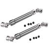 Replacement Part For 2Pcs Metal Drive Shaft 100-145mm For RC Car 1/10 Crawler Truck Shaft SCX10 - (Color: Gray) view 1