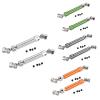 Replacement Part For 2Pcs Metal Drive Shaft 100-145mm For RC Car 1/10 Crawler Truck Shaft SCX10 - (Color: Gray) view 2