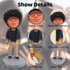 AIOU AIOU 8" A Person Custom Bobbleheads Figures Personalized As Mother's Father's Anniversary Day Christmas Birthday Gifts for friends Souvenir Unique Idea Gifts Based on Photos view 3