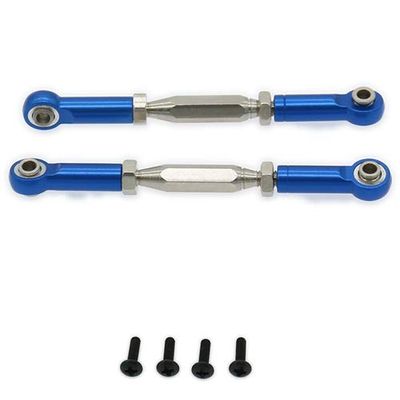 Replacement Part For 2PCS Aluminum 70-78mm Front/Rear Servo Link Steering BMT0010 Rc Car 1/10 3.0 St/Mt BMT0010 Upgraded Hop-Up Parts - (Color: Dark Blue)