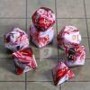 CiaraQ DND Polyhedral Dice Set with a Black Dice Bag for D&D RPG MTG Role Playing Table Games view 2