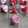 CiaraQ DND Polyhedral Dice Set with a Black Dice Bag for D&D RPG MTG Role Playing Table Games view 4