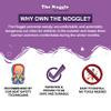 NOGGLE, 8ft - Kids Personal Air Conditioning System, Made in USA, Directs Cool Air to Children in The Backseat - Air Conditioning Vent Hose for Vehicles, Making The Back Seat Cool Again - Grey view 2